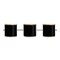 Besa Lighting Pogo Vanity, Black/Inner Gold, Satin Nickel Finish, 3x50W Halogen 3WS-7180GF-SN - alternate 1